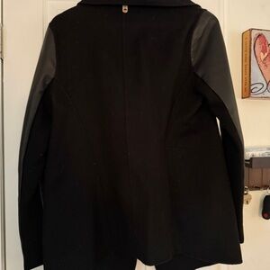 Mackage Black Wool & Leather Women's Jacket